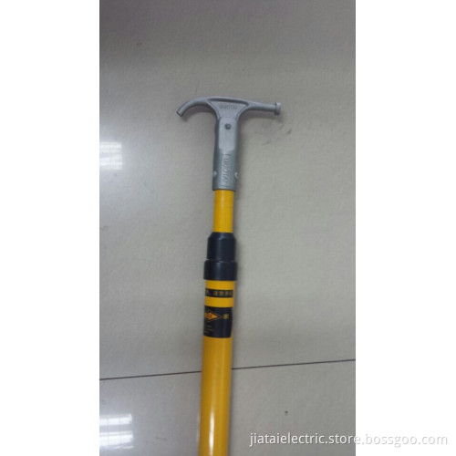 High voltage fiberglass telescopic hot stick made in China